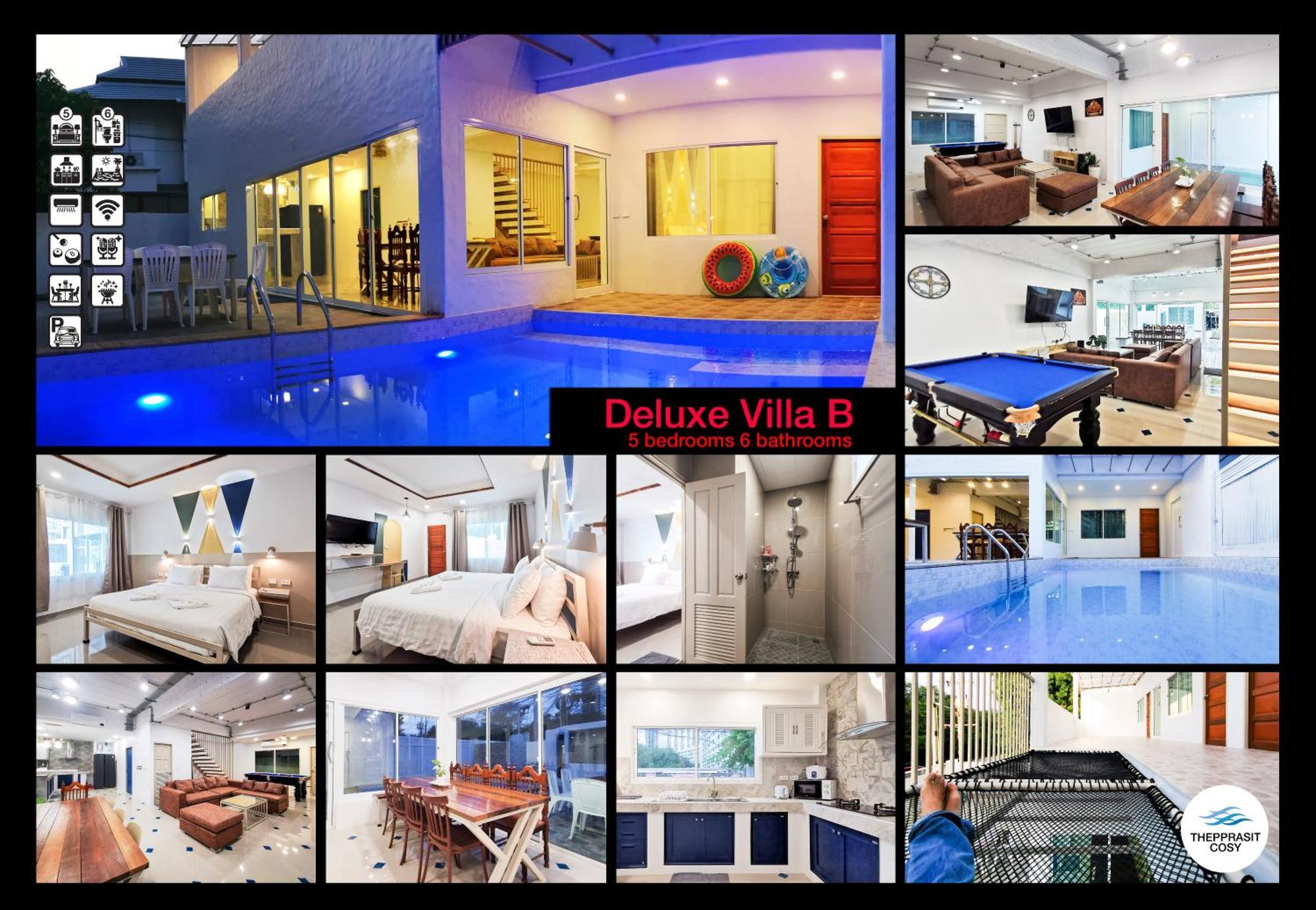 Villa Thepprasit Cosy Jomtien Beach Exterior foto