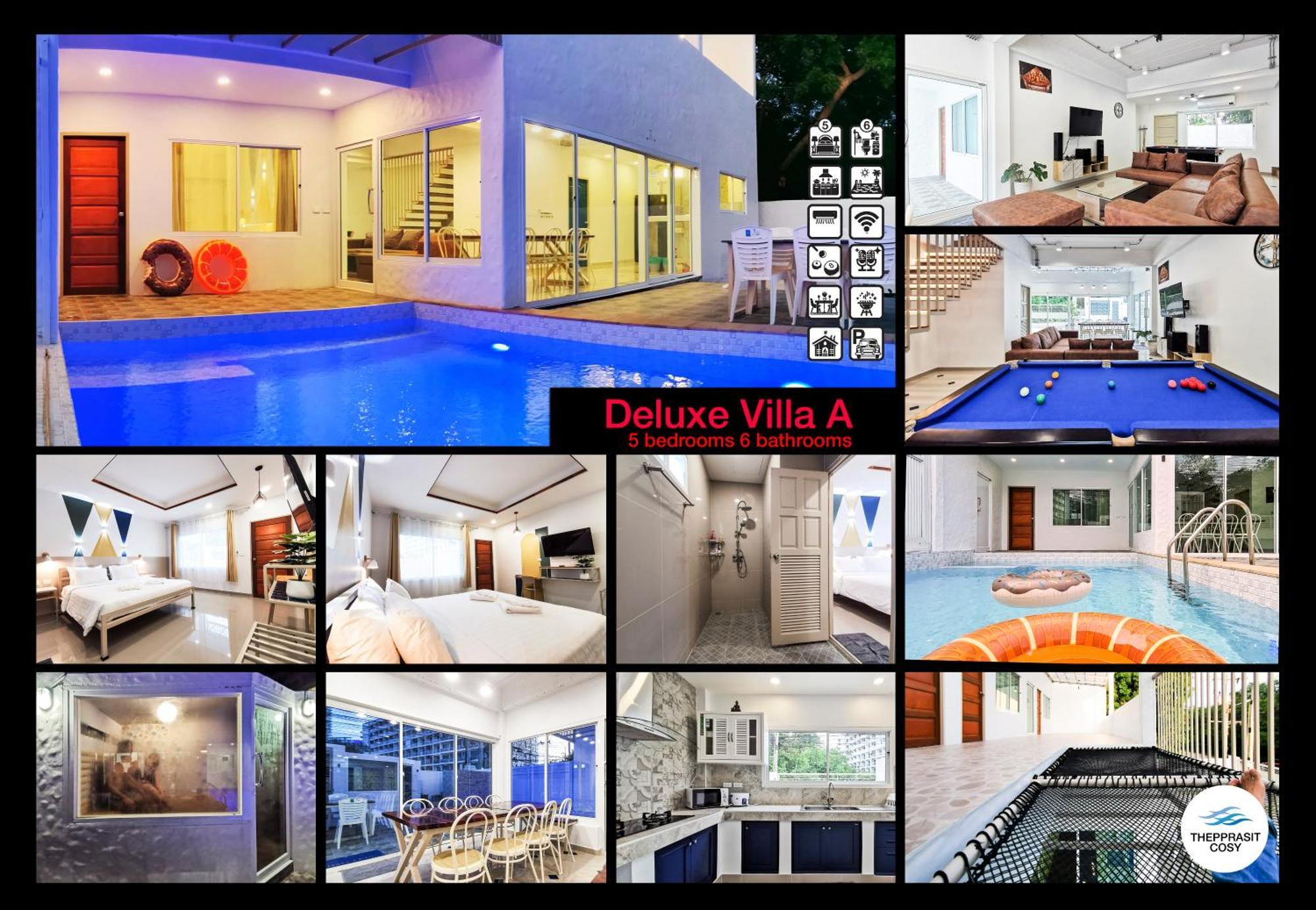 Villa Thepprasit Cosy Jomtien Beach Exterior foto
